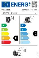 245/50R17 opona TRIANGLE AdvanteX TC101 99Y